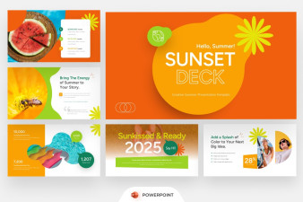 Creative Summer RR PowerPoint Template